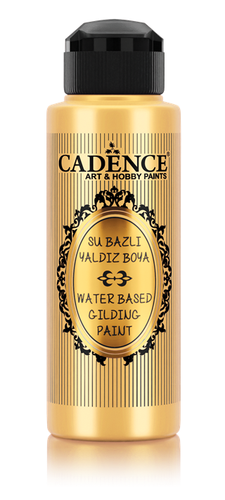 Water Based Gilding Paint 109 Glitter Gold 120ml