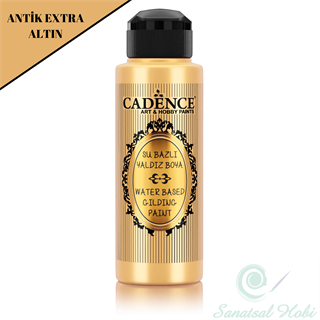 Water Based Gilding Paint 111 Antique Extra Gold 120ml