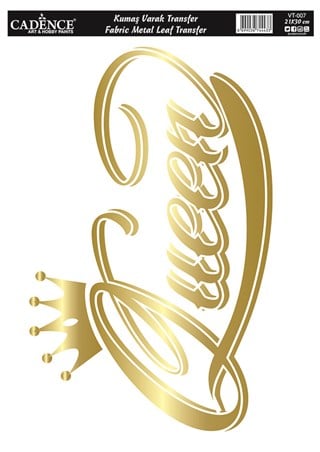 Varak Fabric Gold Transfer Vt07 21x30