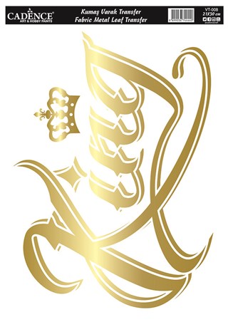 Varak Fabric Gold Transfer Vt08 21x30