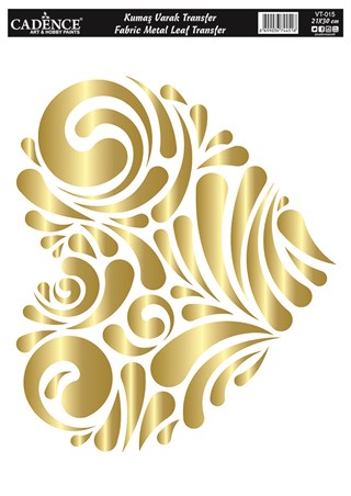 Varak Fabric Gold Transfer Vt15 21x30