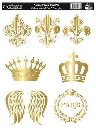 Varak Fabric Gold Transfer Vt31 21x30