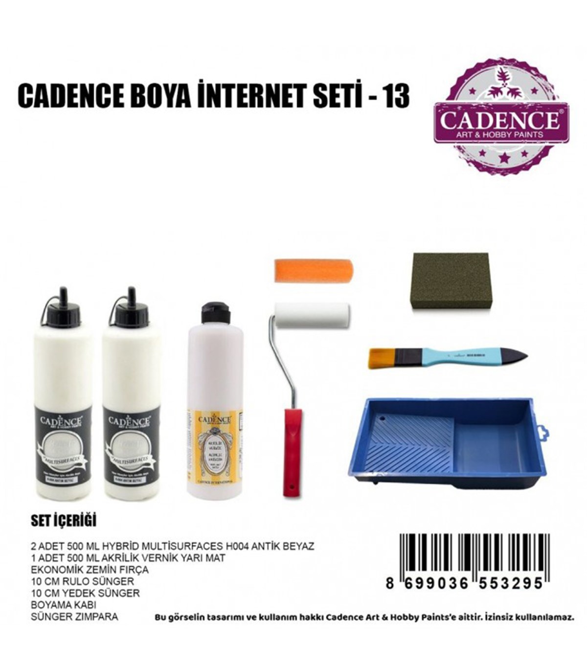 Cadence Boya Seti 13 - Mobilya Boyama Seti