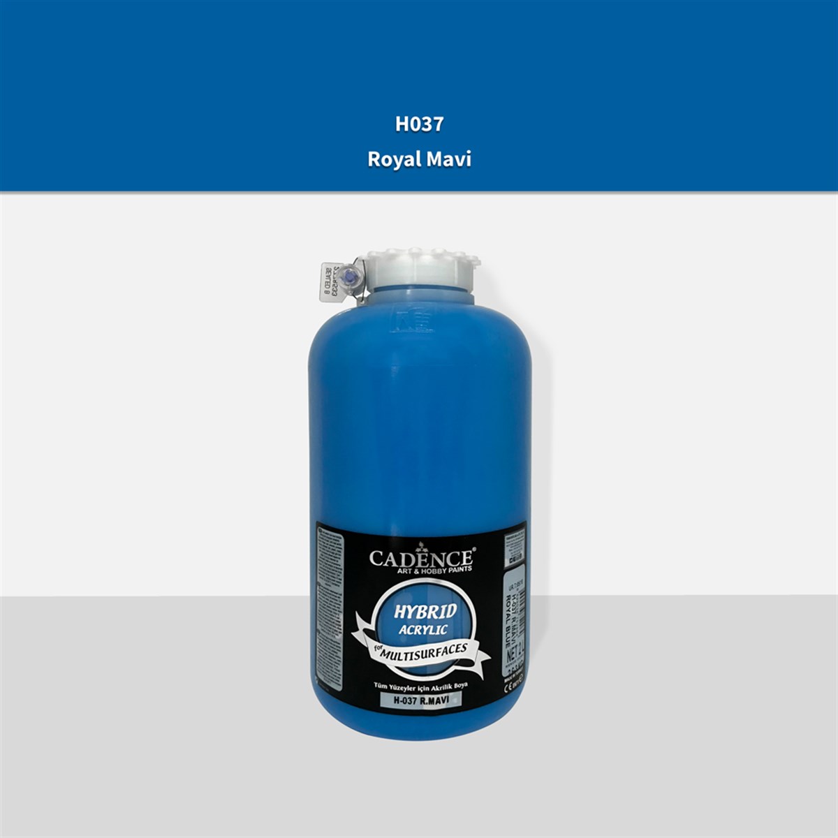 Cadence H037 Royal Mavi Multisurface Akrilik Boya 2LT (3 kg)