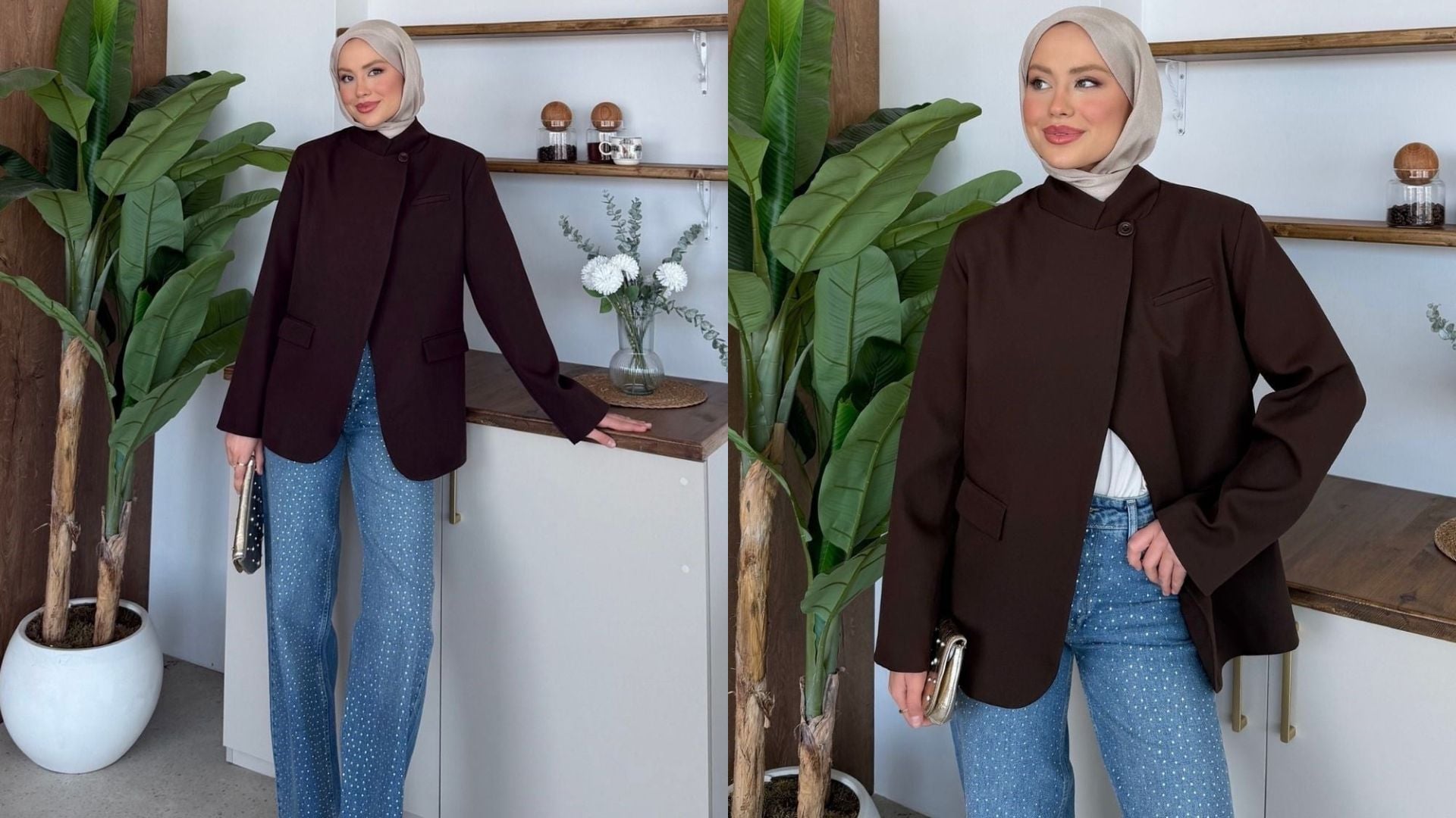 tek düğmeli blazer ceket