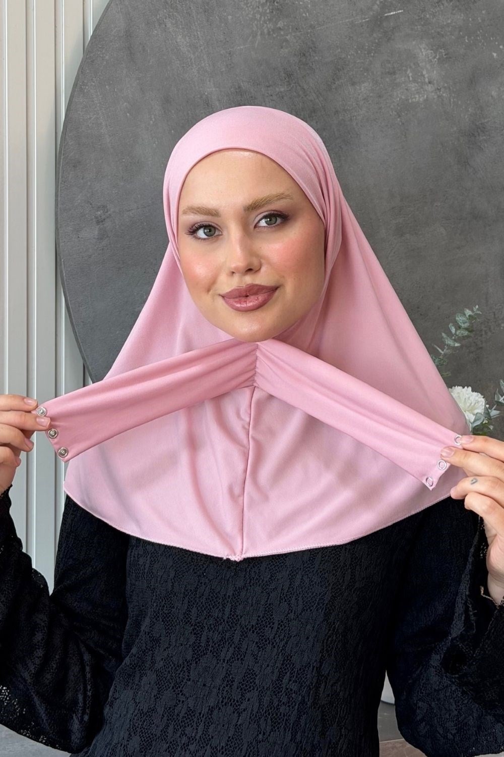 Basic Spor Şık Bone Pudra 10070 