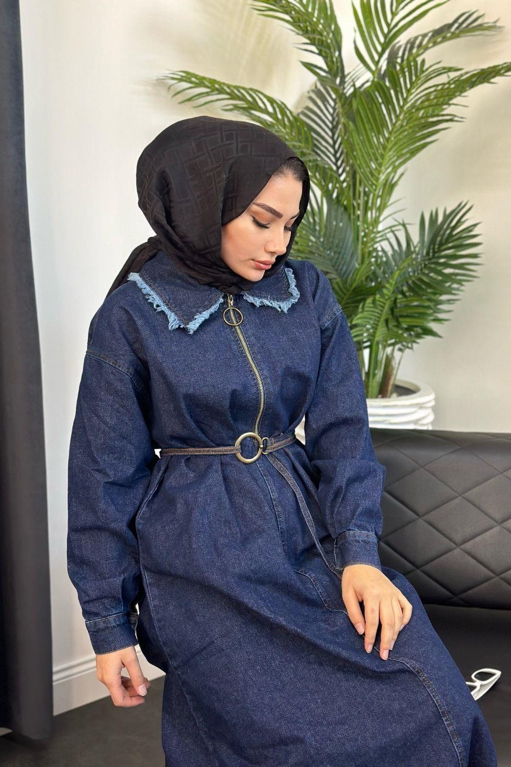 Duygun Elbise Mavi 1048 