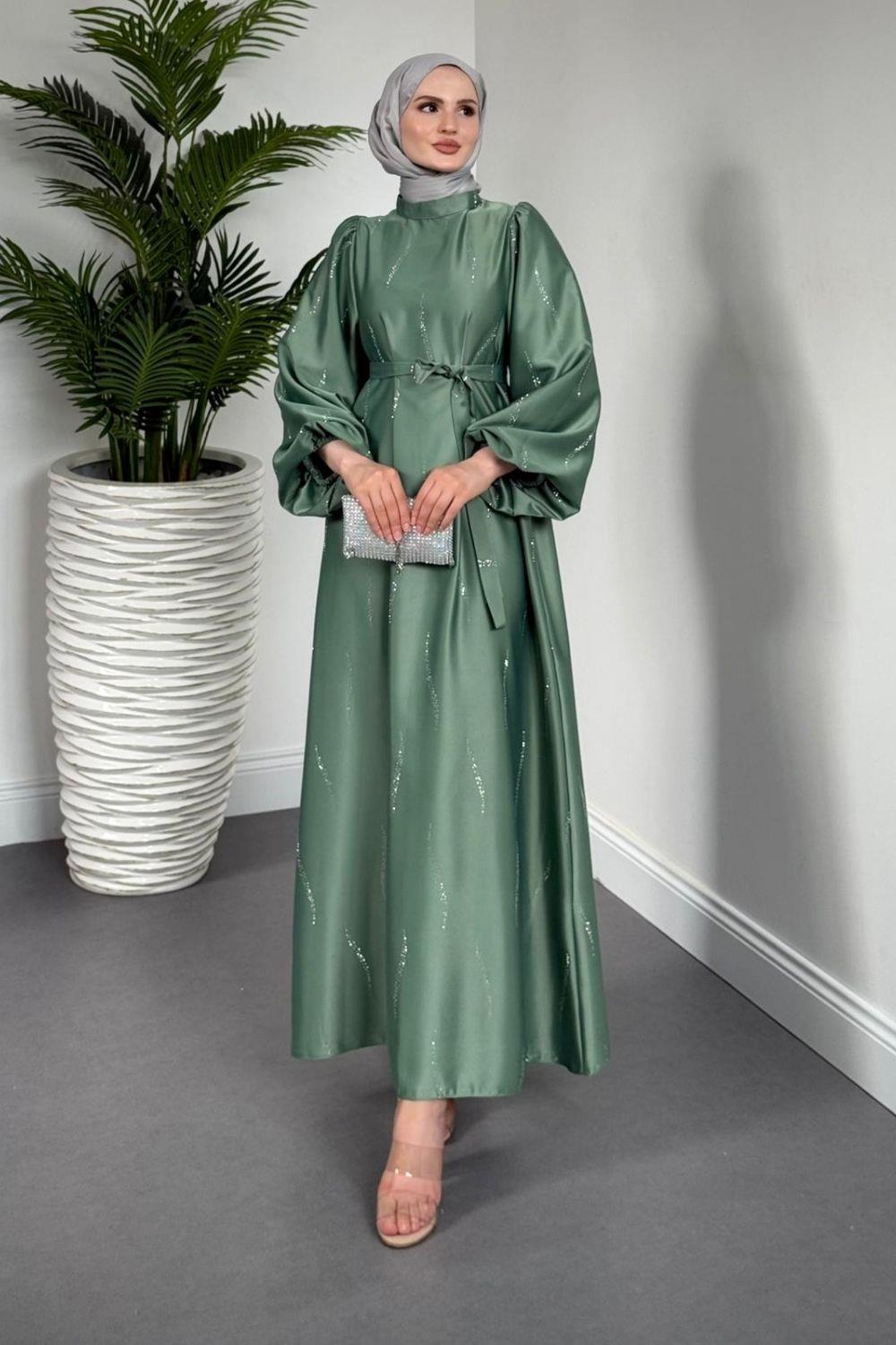Royal Elbise Yeşil 1146 