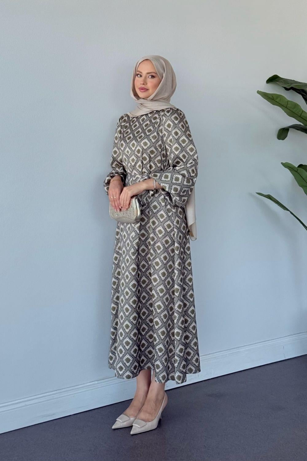 Hanımeli Elbise Mint 1149 