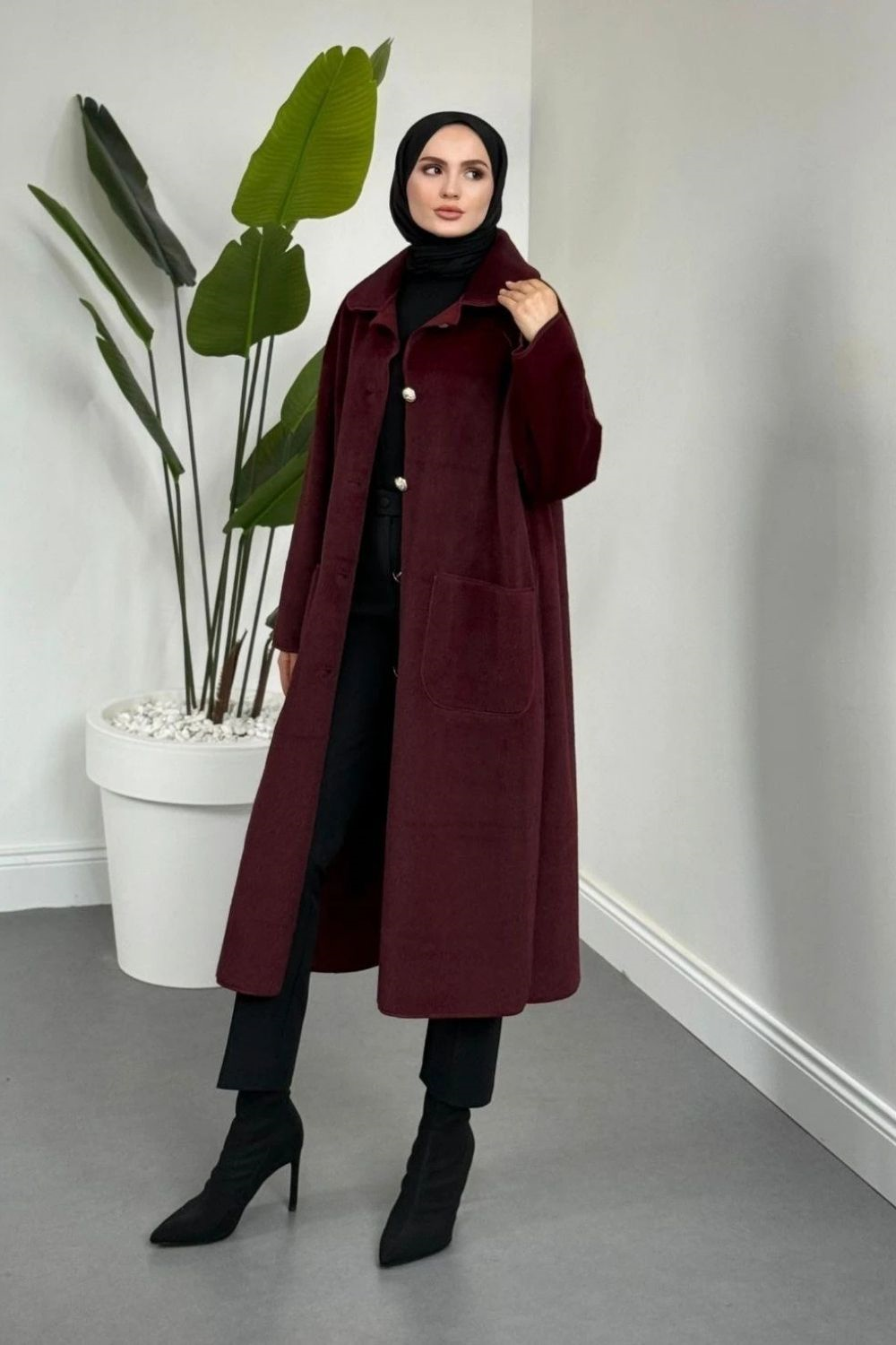 Birgül Kaban Bordo 1167 