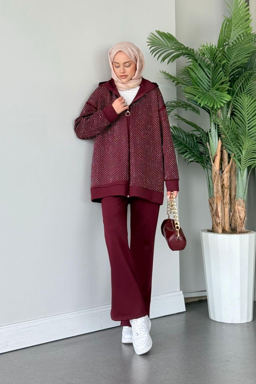 Kalve Takım Bordo 1200 