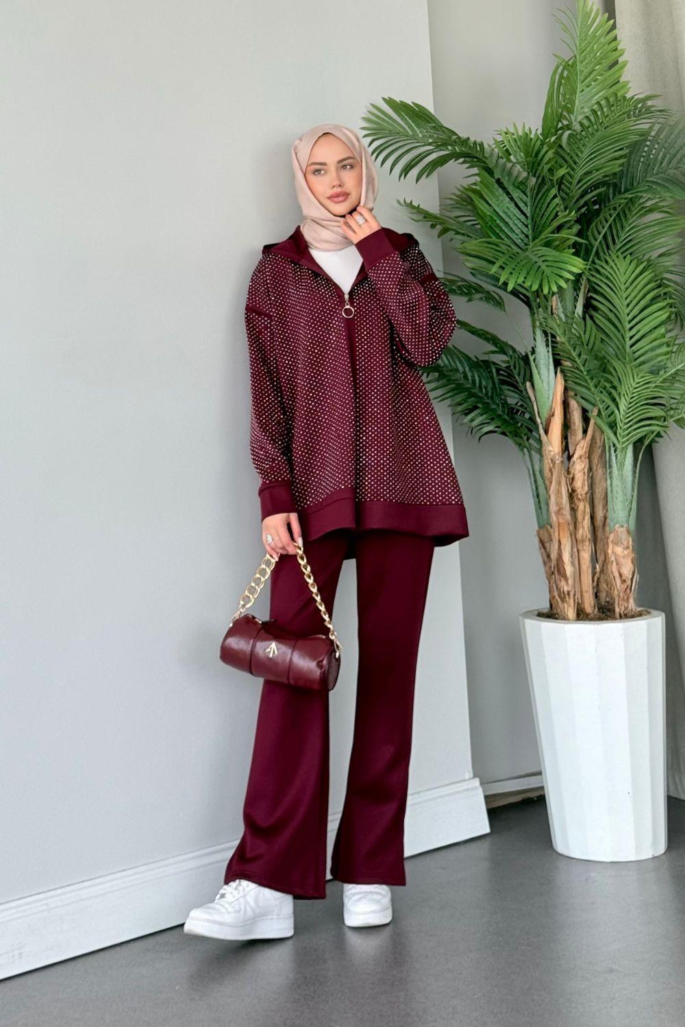Kalve Takım Bordo 1200 