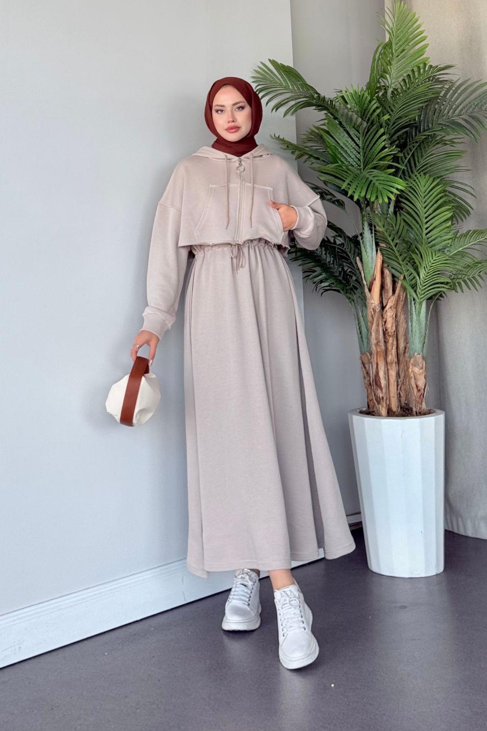 Bloom Elbise Bej 121000 