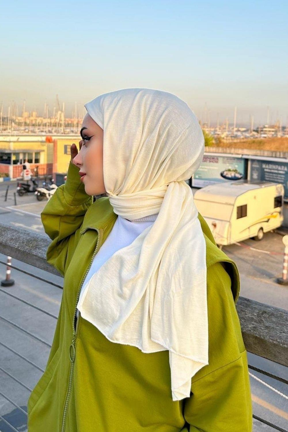 Penye Şal Krem 1250 