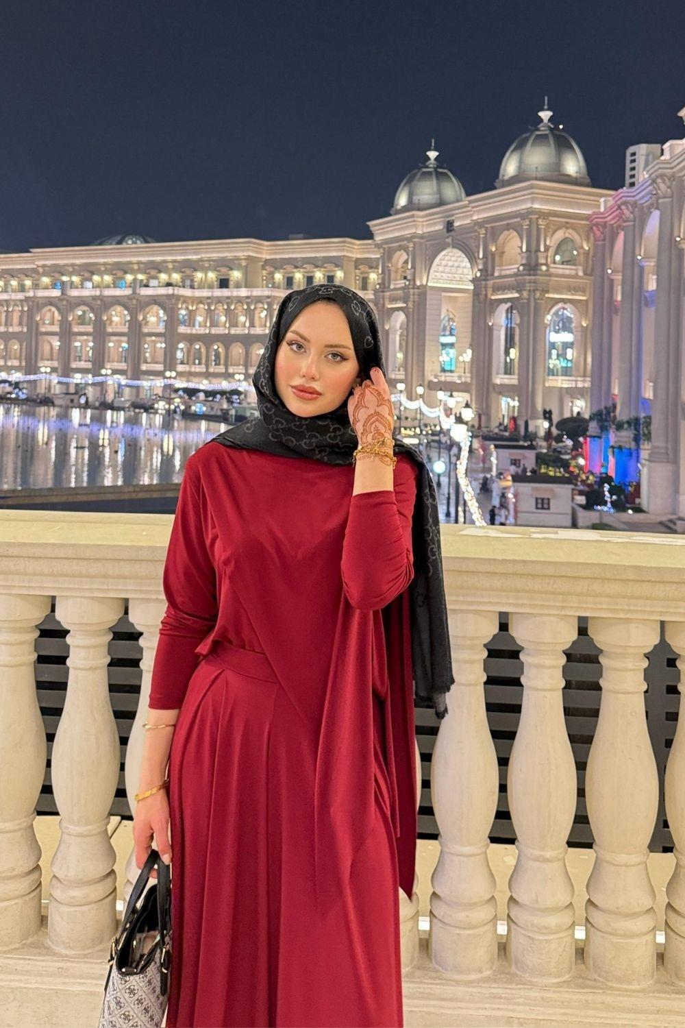 Katar Sandy takım Bordo 1370 