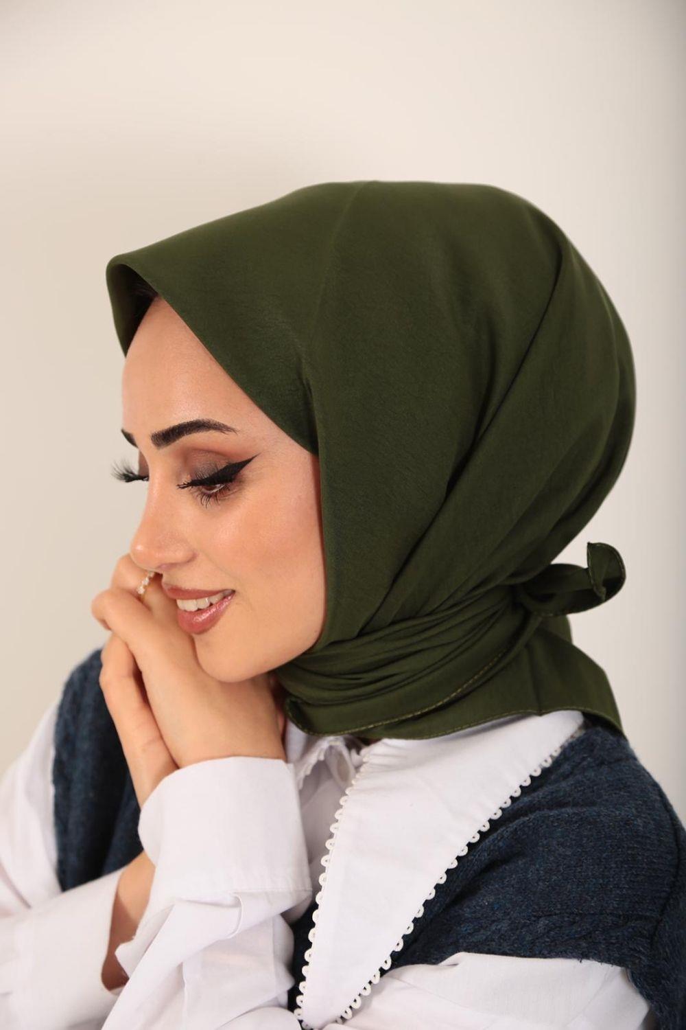 Pamuk Eşarp Haki 1730 
