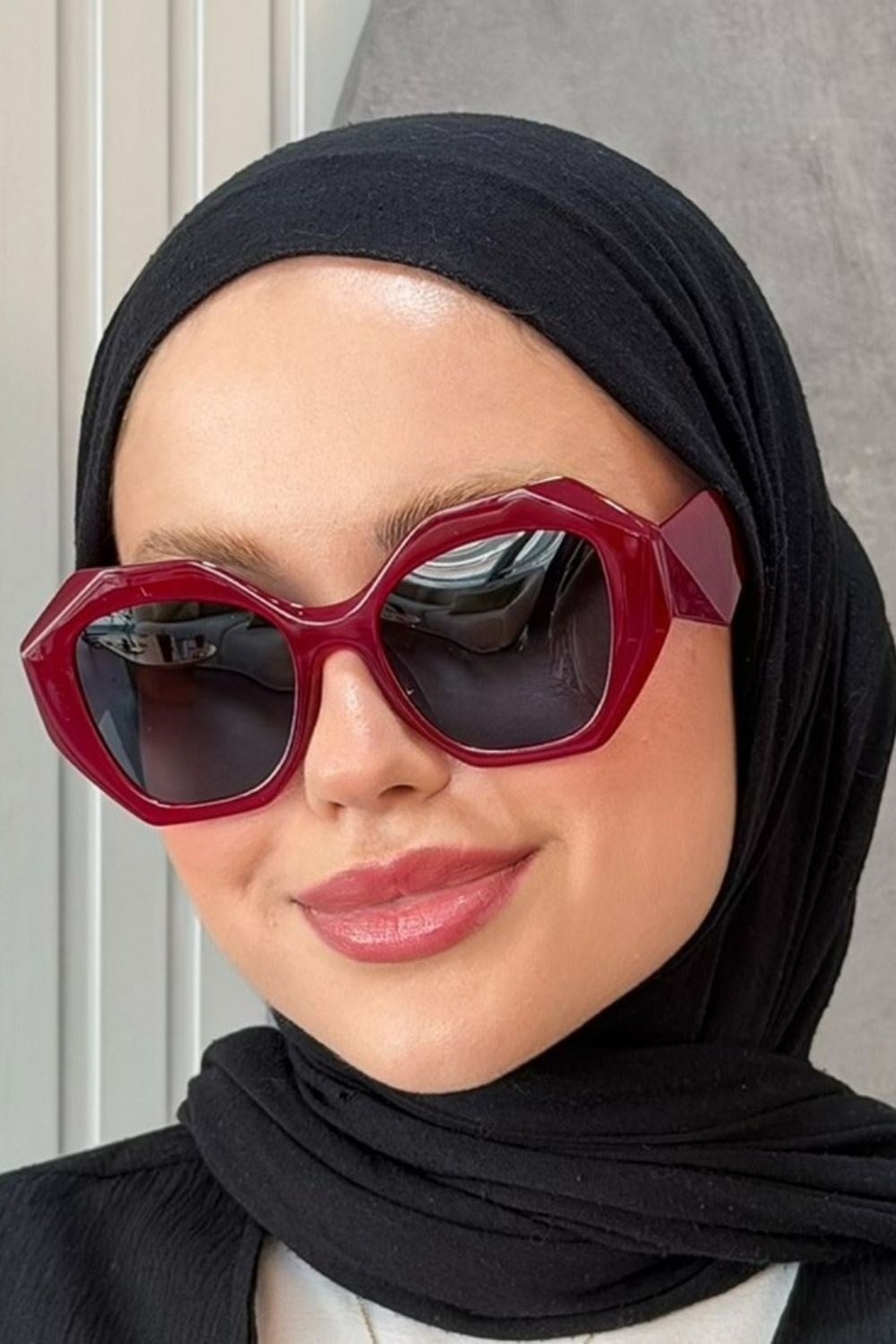 Dolunay Gözlük Bordo 203 