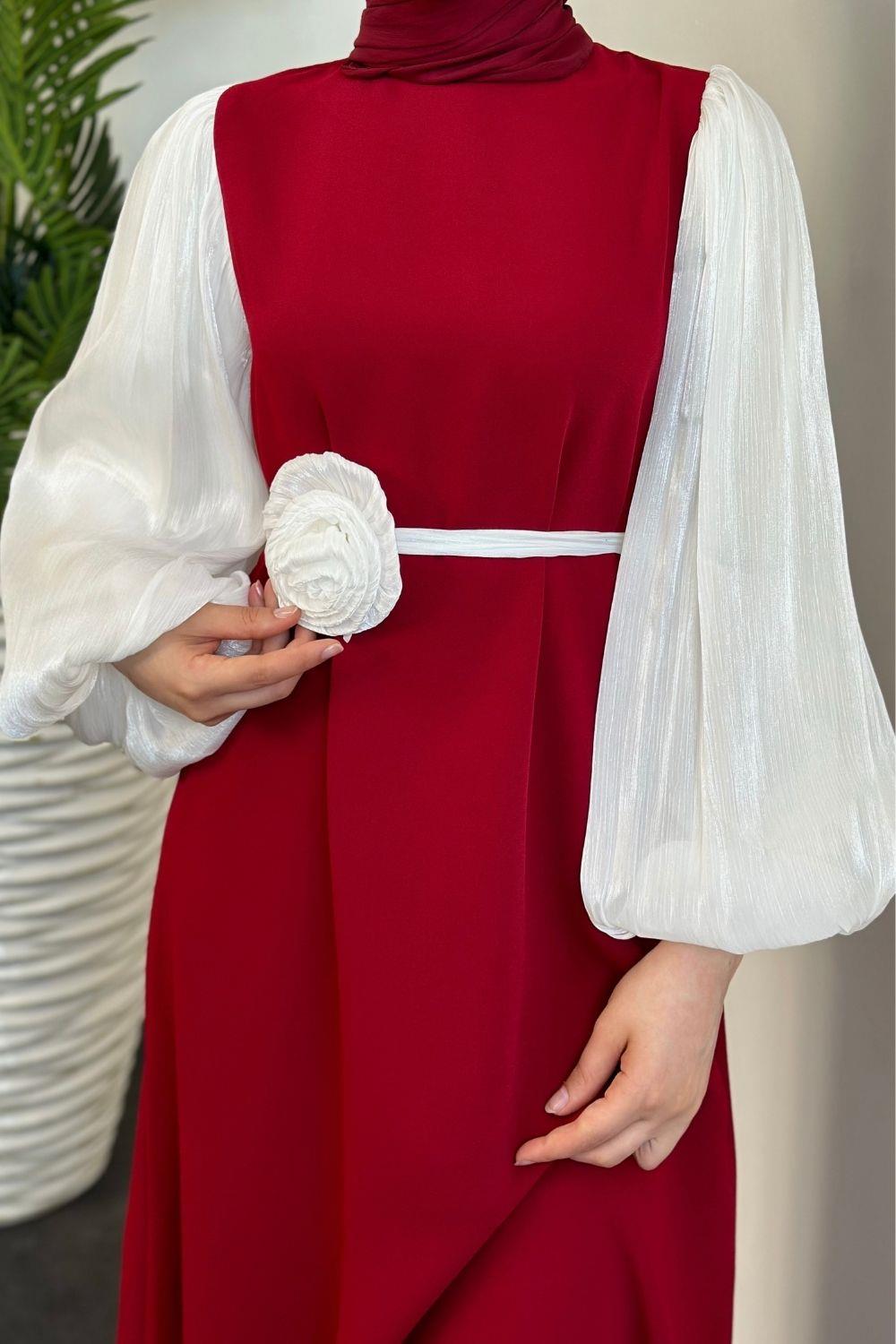 Rose Abiye Bordo 20303 