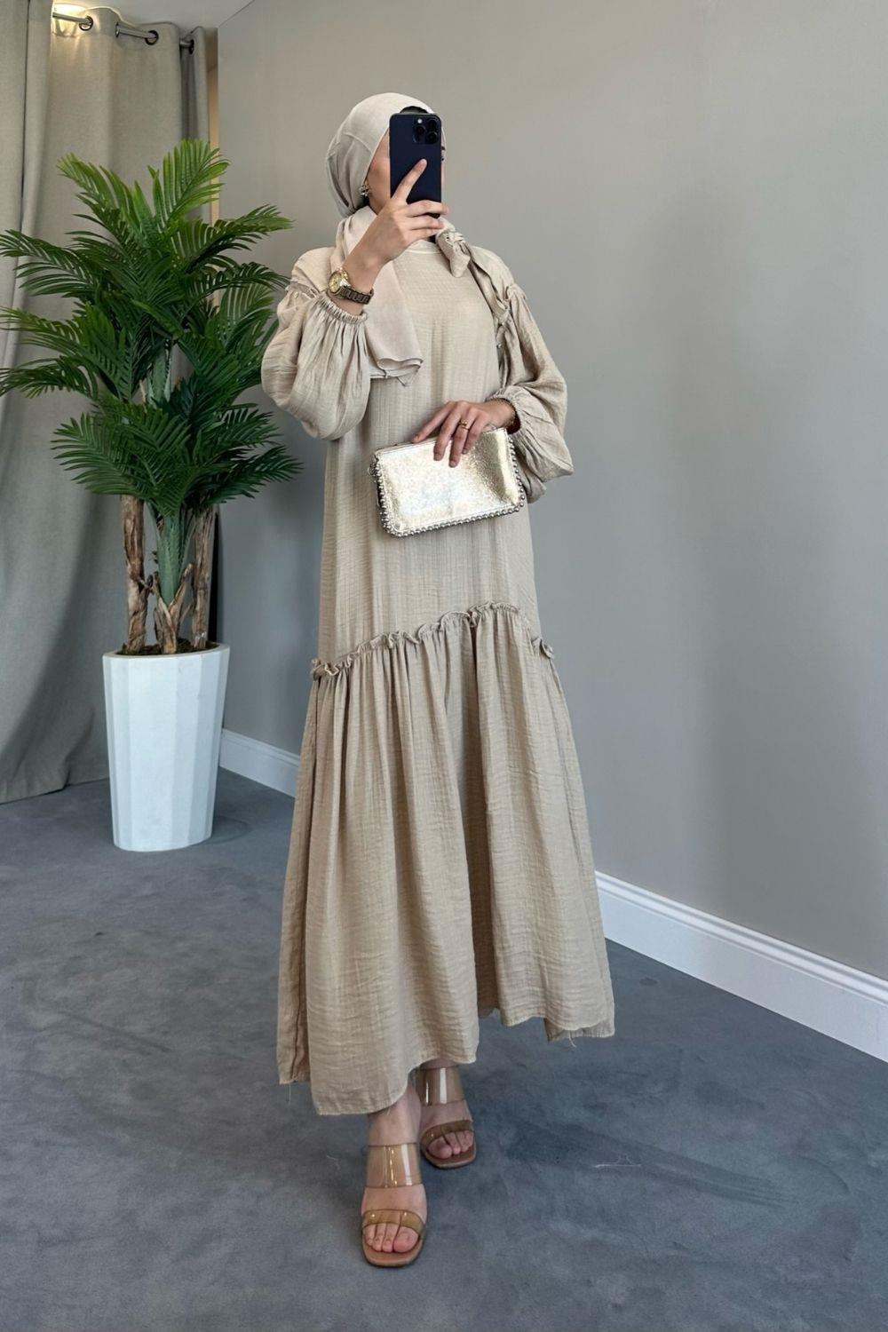 Mavella Elbise Camel 2035 