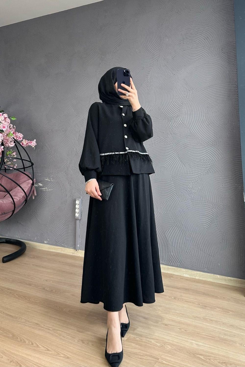 Flora Takım Siyah 2036 