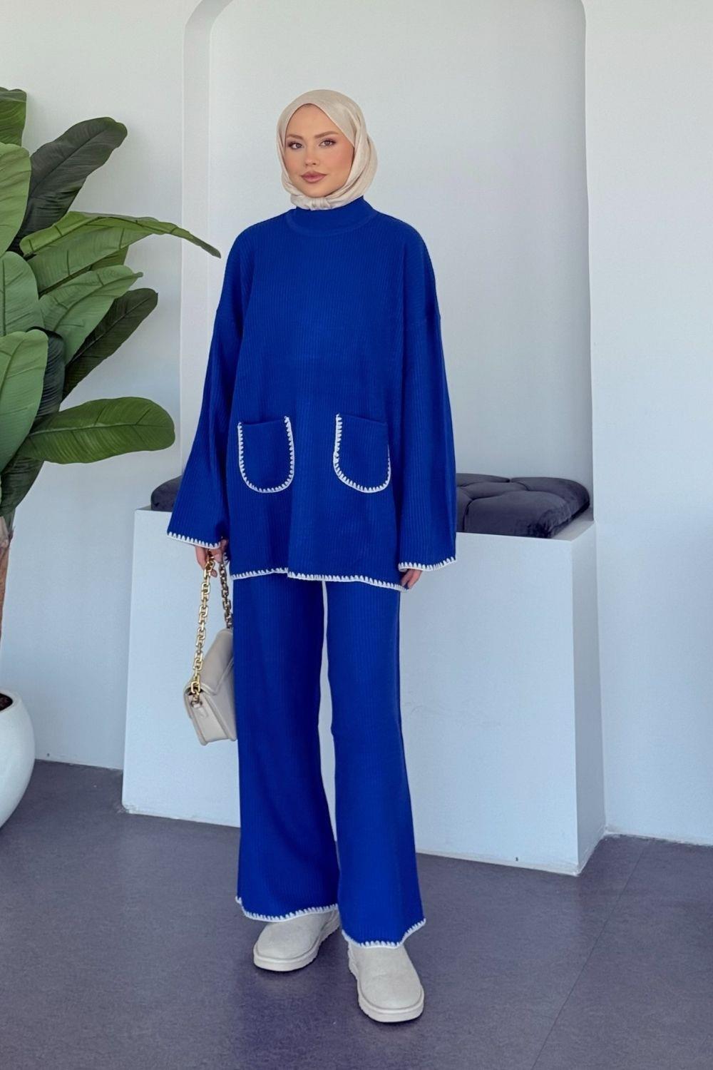 Dudu Triko Takım Saks 24200 