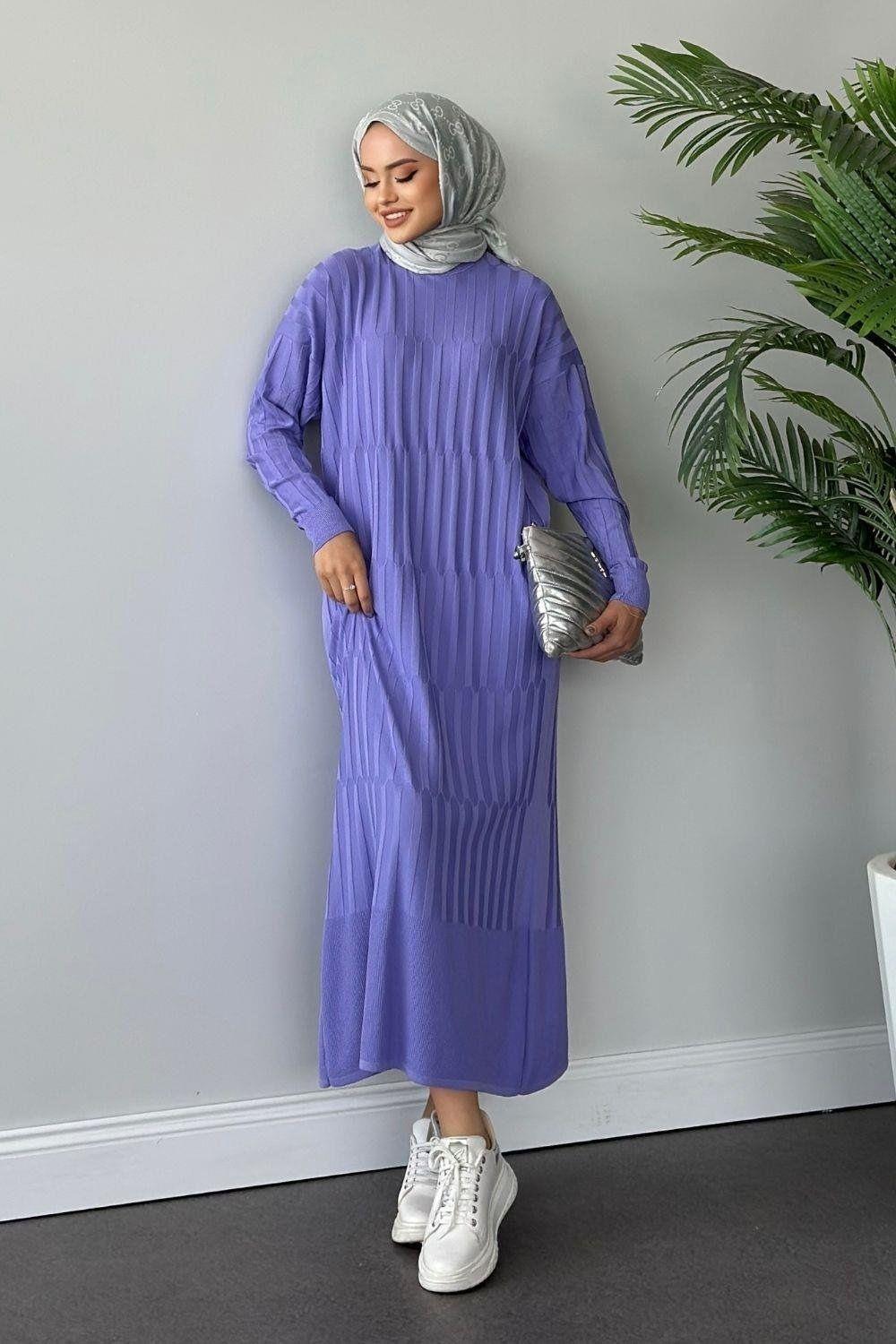 Dolgu Merserize Elbise Lila 247900 