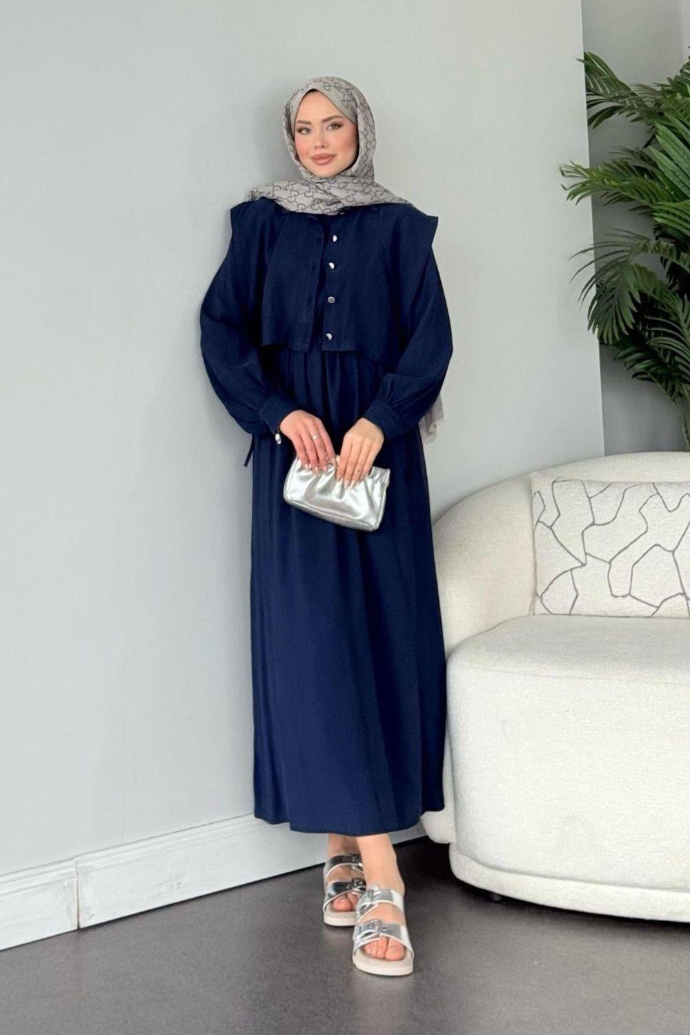 Şura Elbise Lacivert 25250 