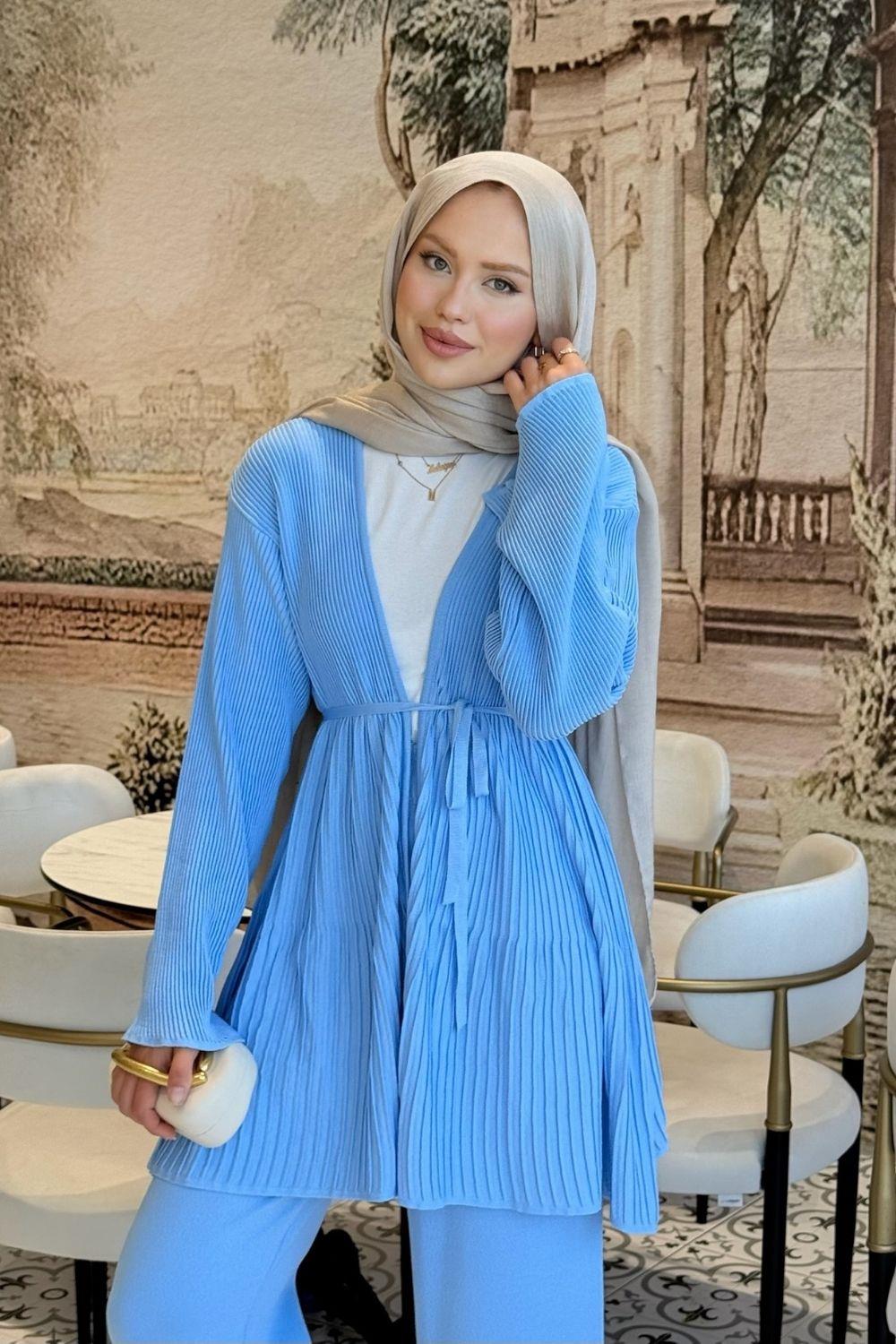Rio Merserize Pantolonlu Takım Bebe Mavisi 25400 