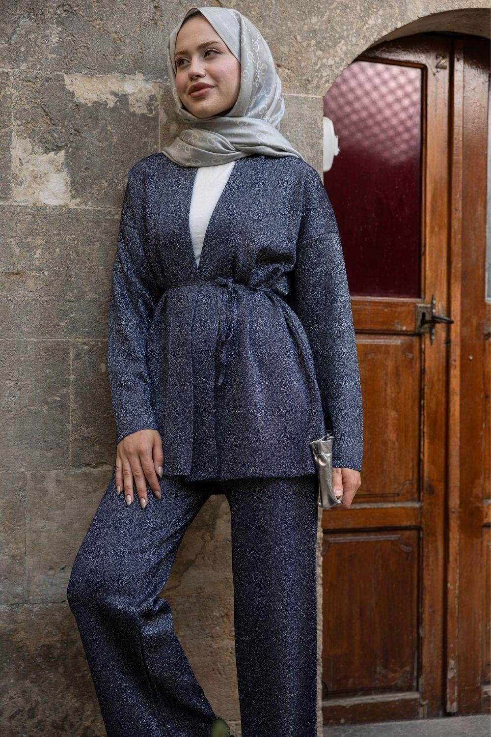 Victoria Simli Takım Lacivert 25420 