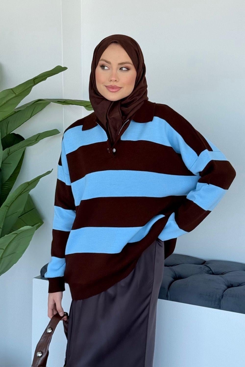 Aralık Kazak Mavi 25750 