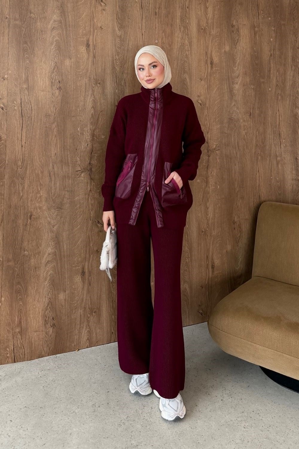 Milina Paraşüt Dty Takım Bordo 26240 
