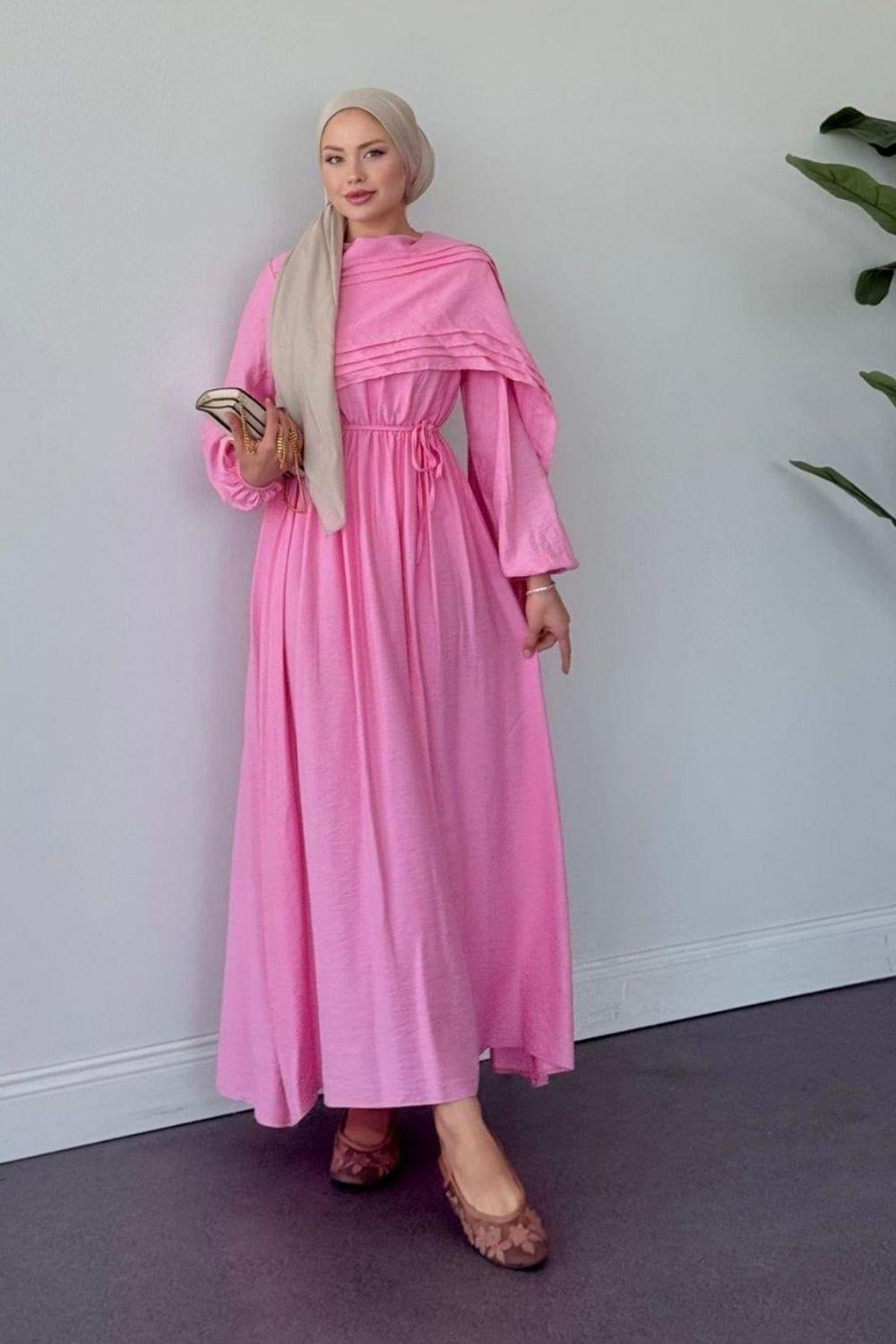 Esinti Elbise Pembe 3050 