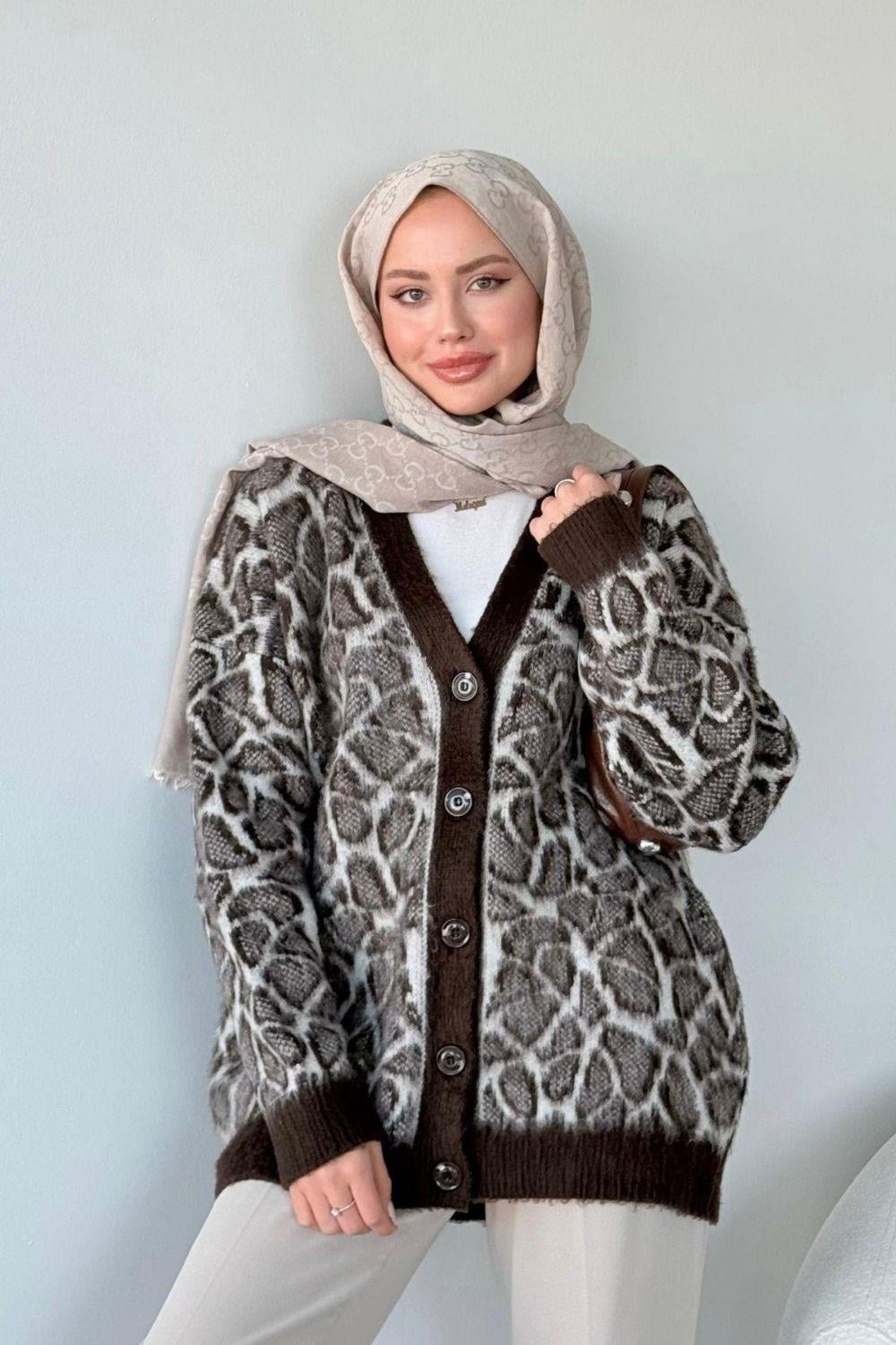 Tedra Hırka Acı Kahve 3652 