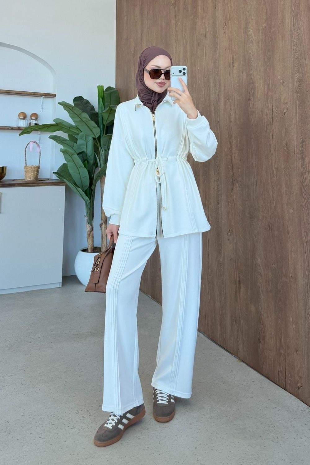 Maren Biyeli Takım Beyaz 401 