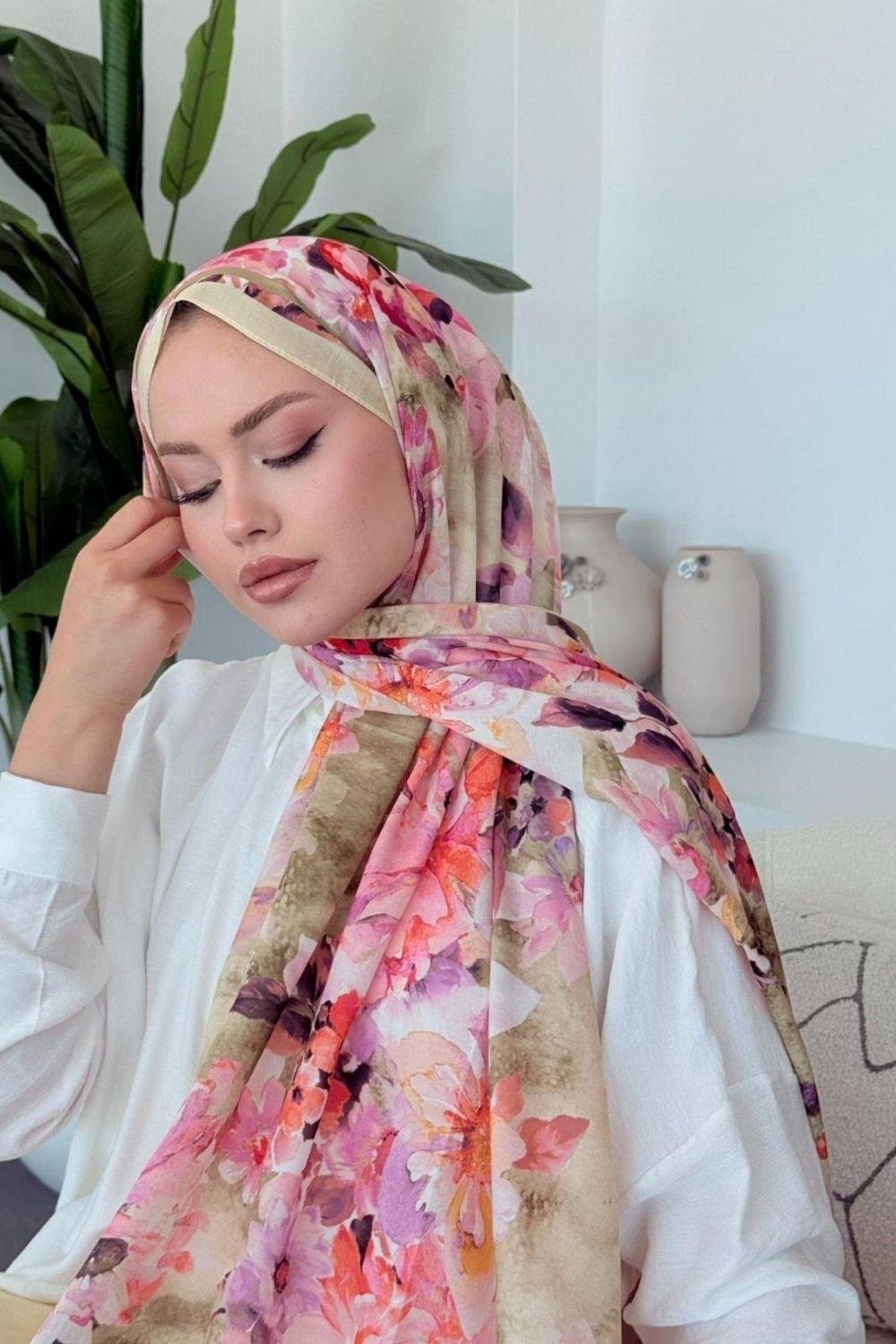 Flov Soft Şal Krem 4043 