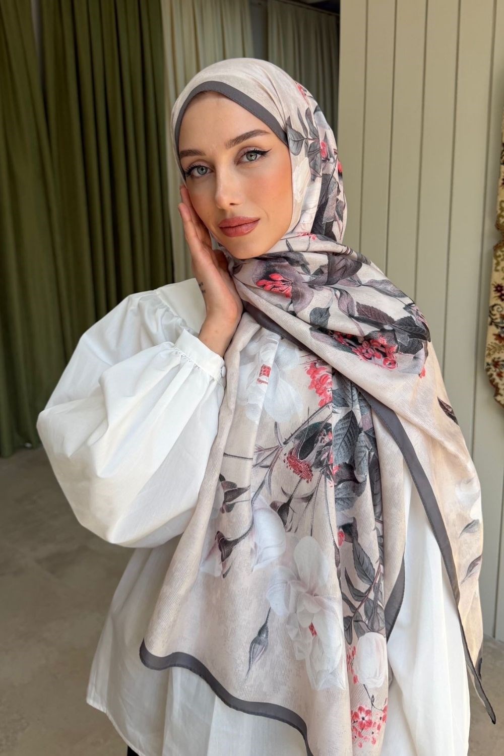 Frezya Soft Şal Gri 4073 