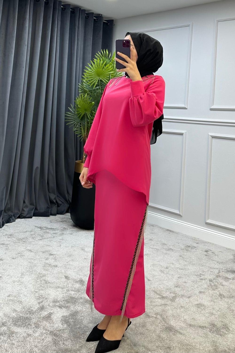 Mina Etekli Takım Pembe 4213 