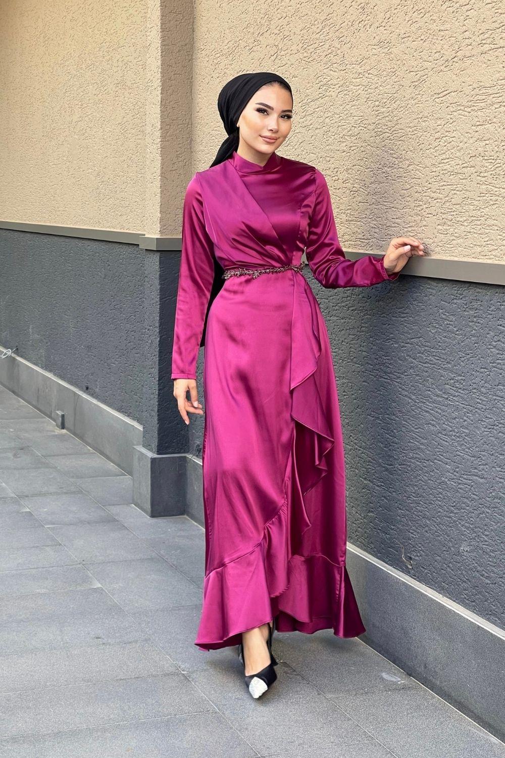 Matmazel Abiye Mor 4354 