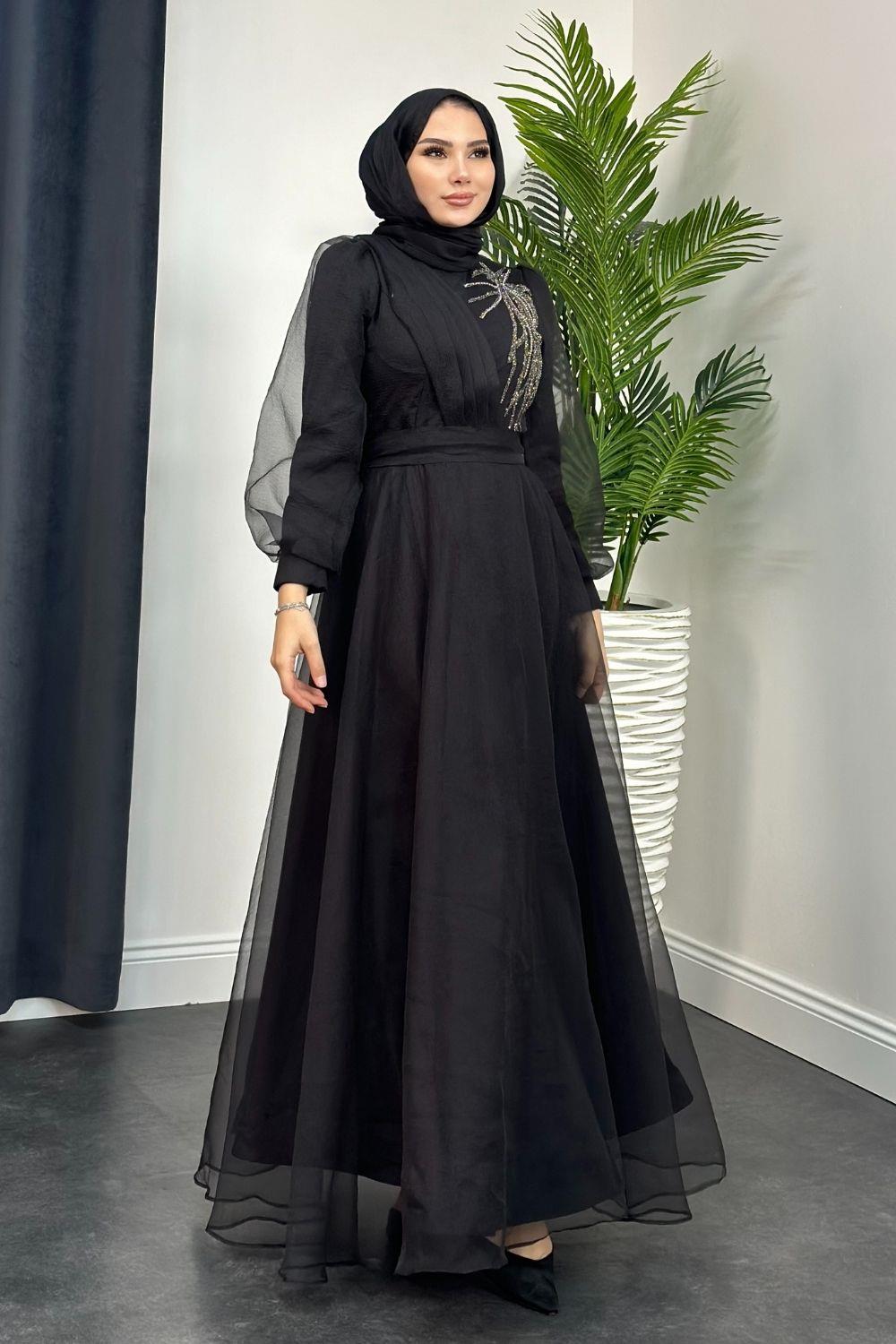 Dalya Abiye Siyah 4355 