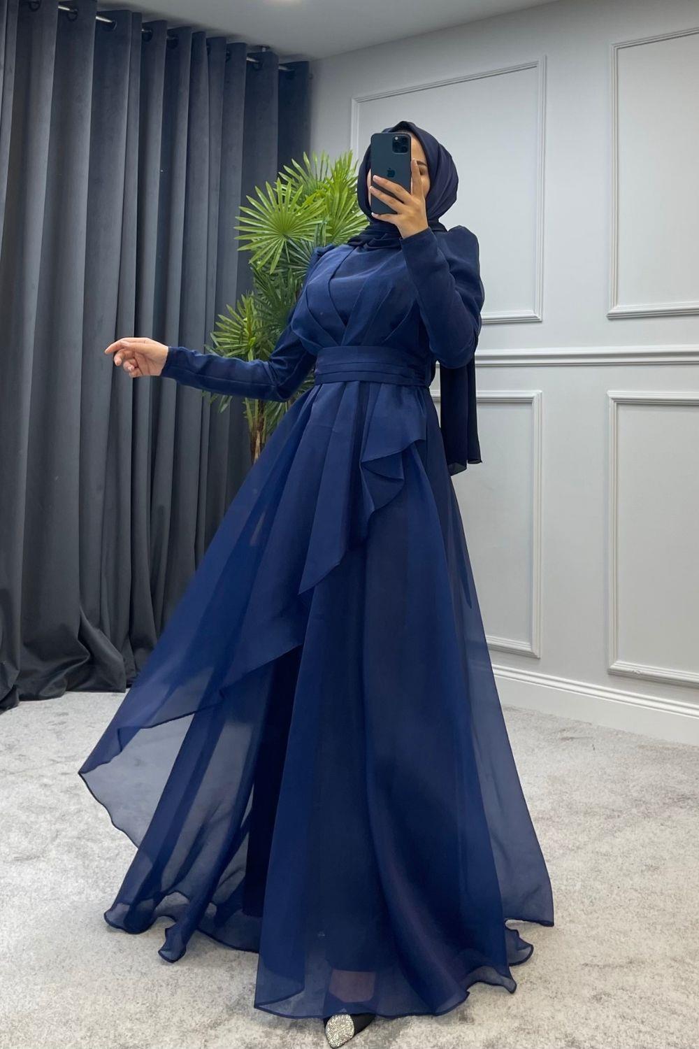 Megan Abiye Lacivert 4361 