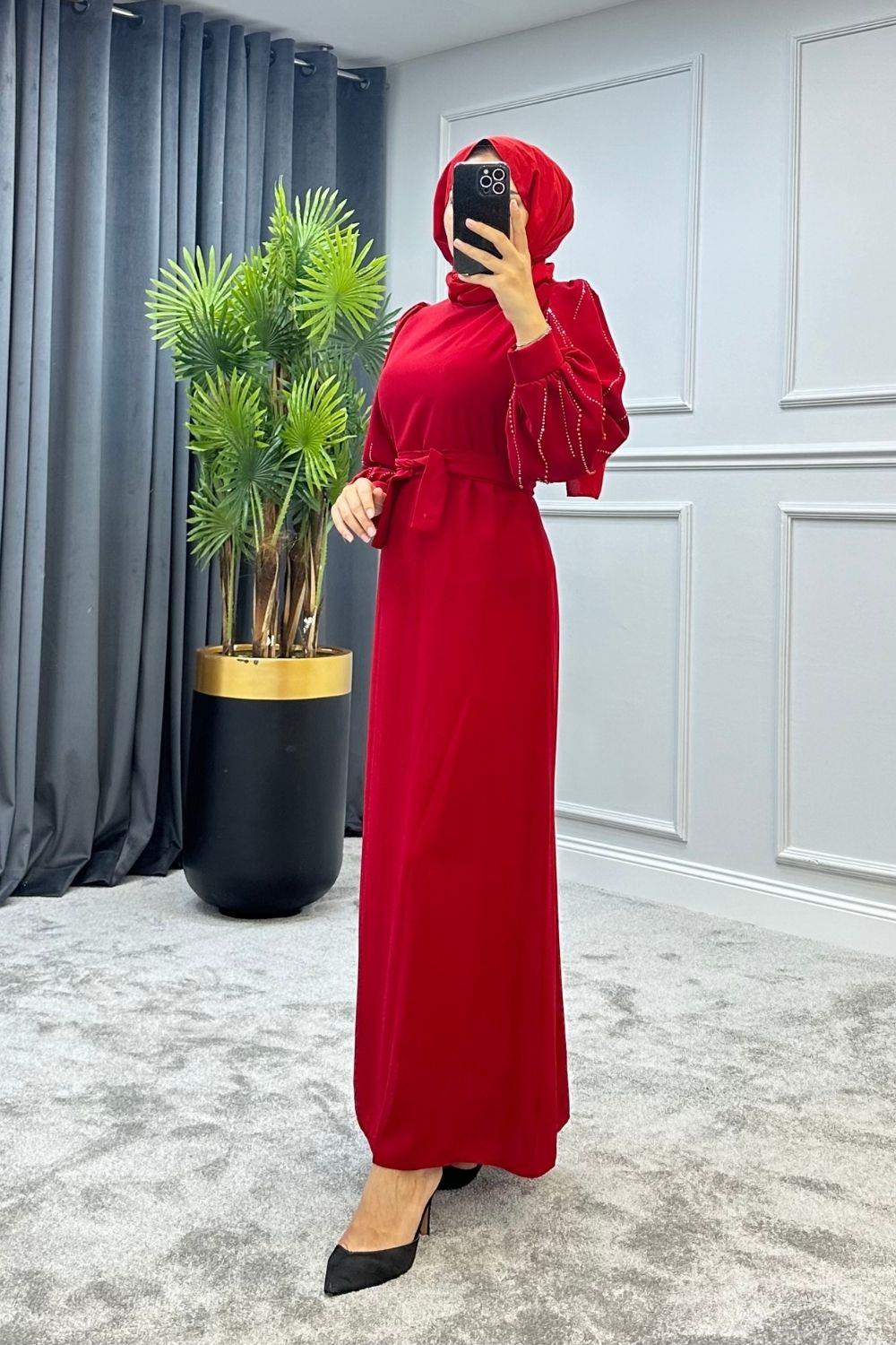 Elsa Abiye Kırmızı 4415 