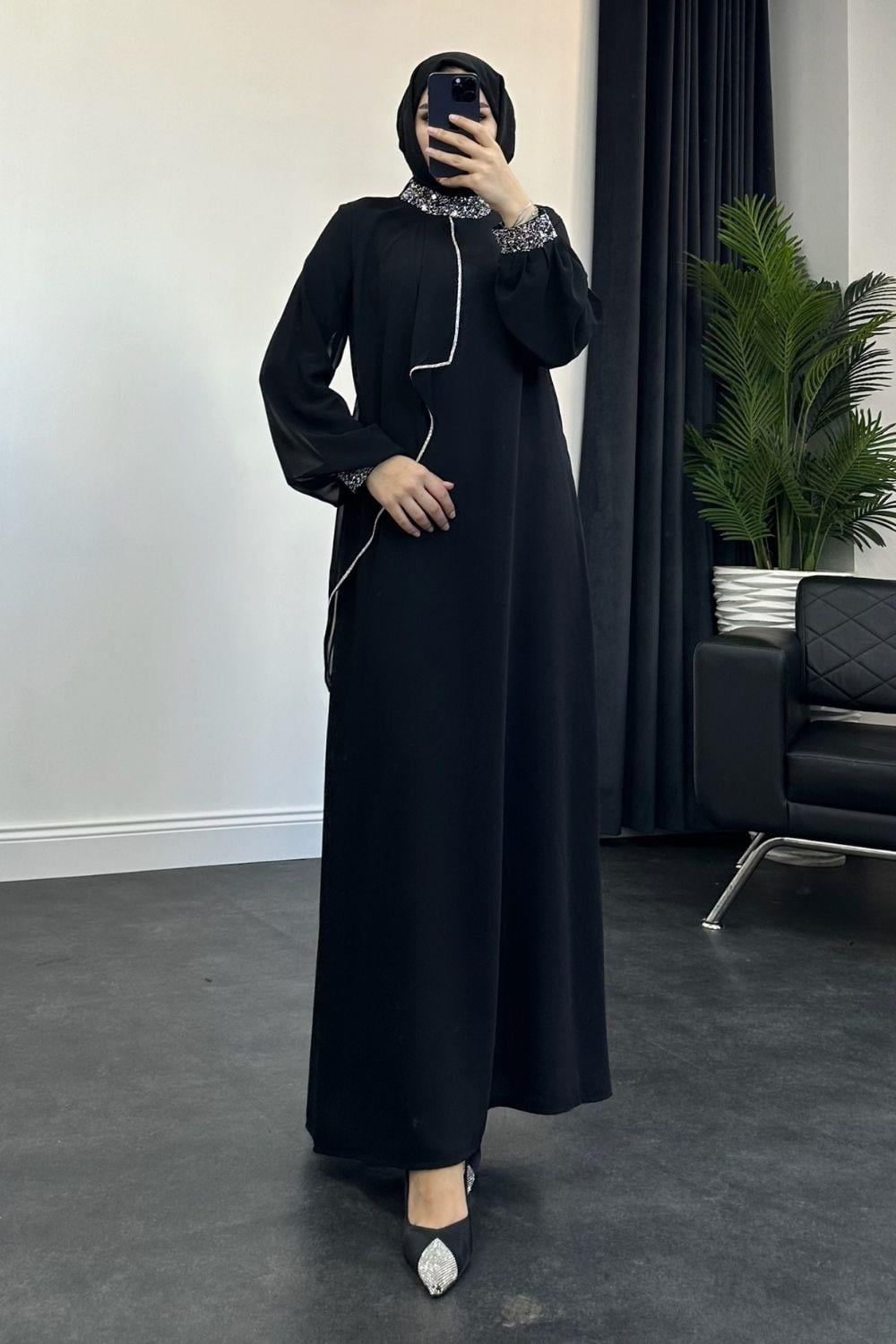 Dilara Abiye Siyah 4510 