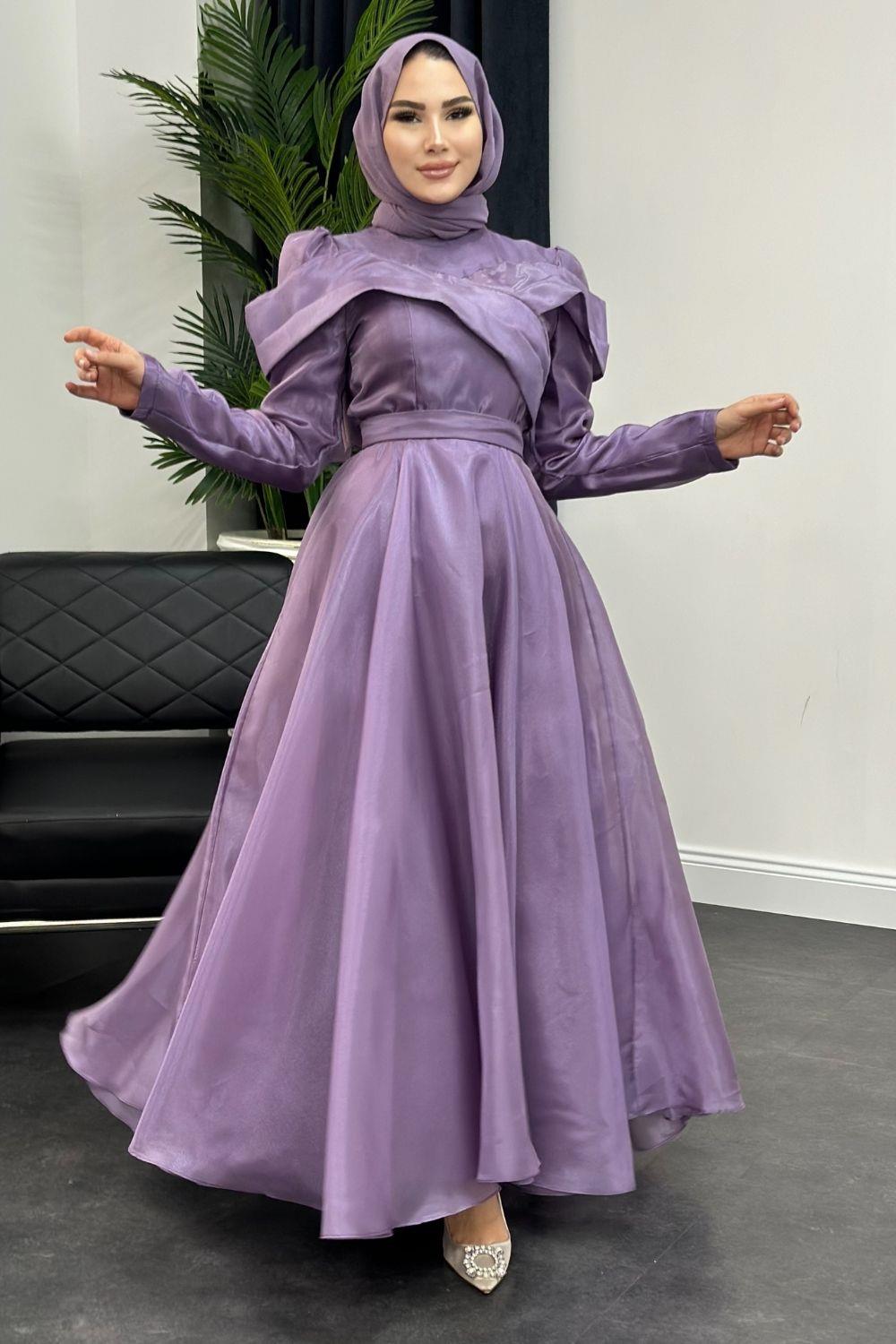 Nurella Abiye Lila 4514 