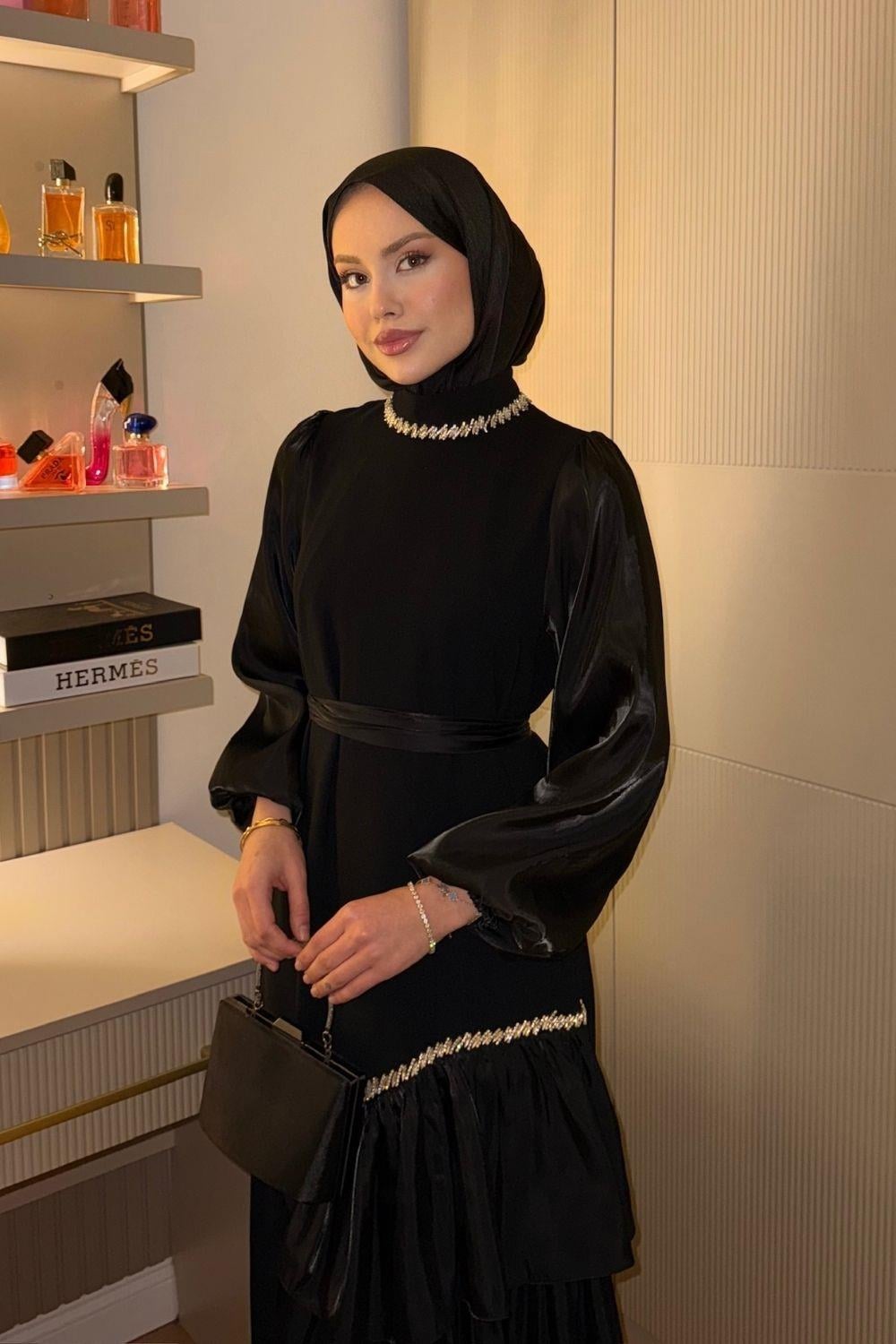 Ayaz Abiye Siyah 4793 