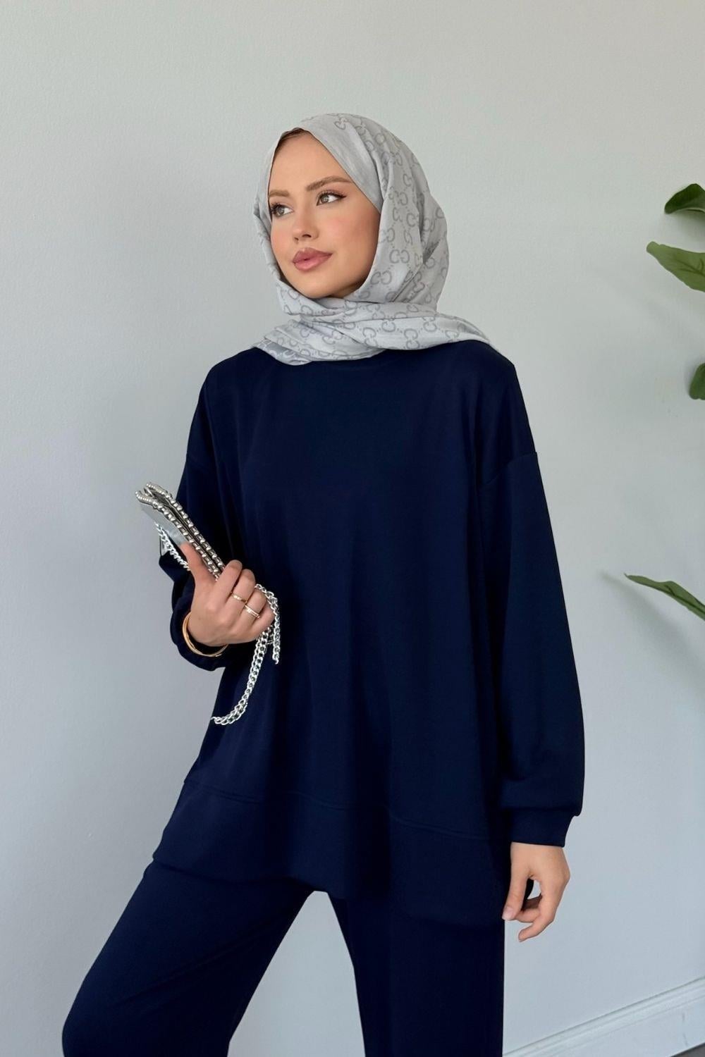 Şiir Oysho Pens Detay Takım Lacivert 6018 
