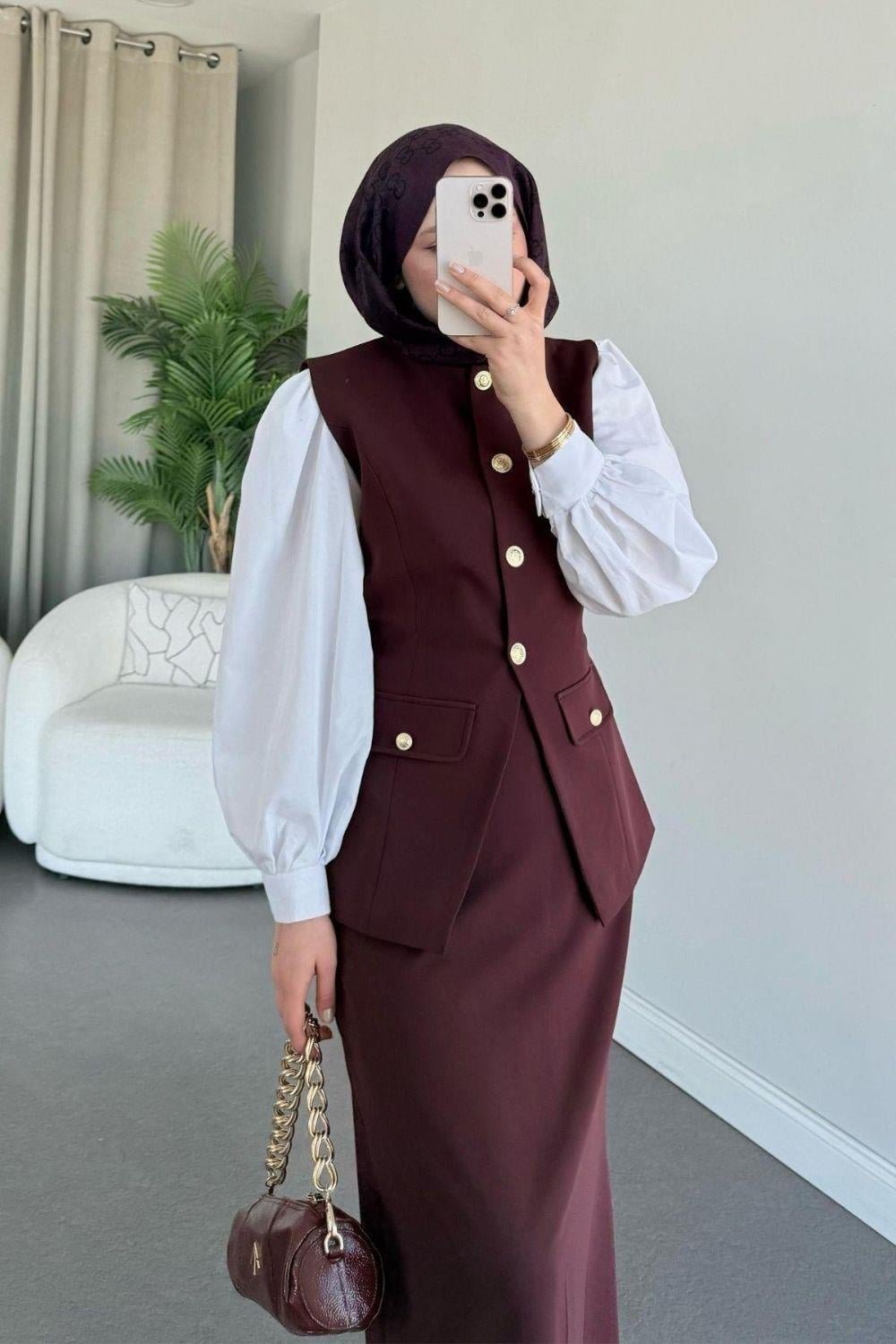Mihra Takım Bordo 60378 