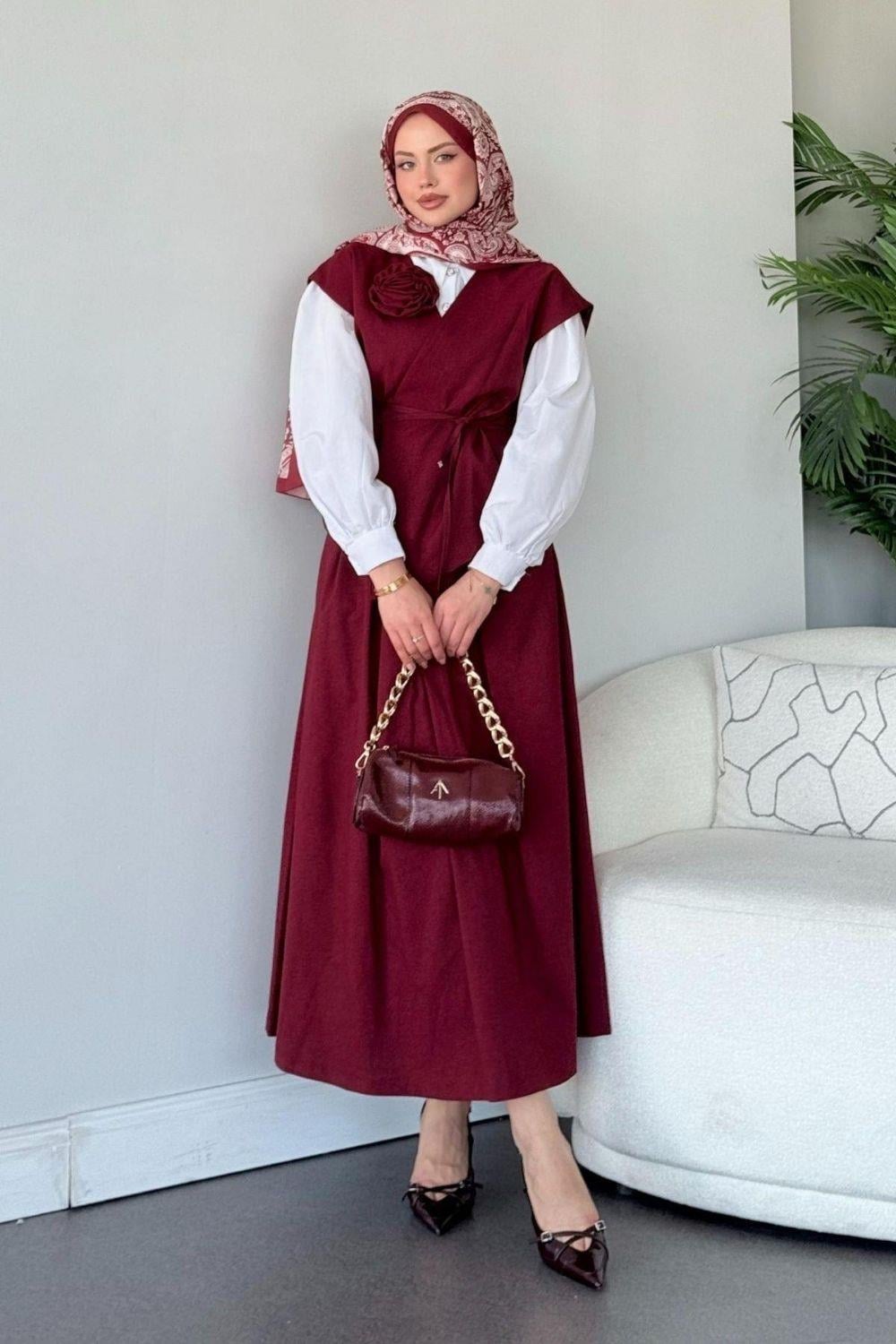 Aygül Takım Bordo 60384 