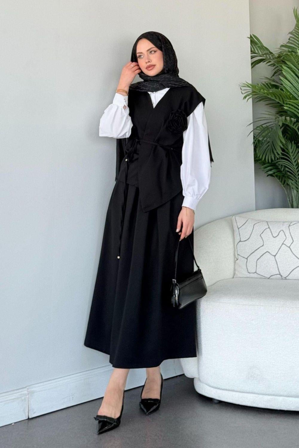Aygül Takım Siyah 60384 