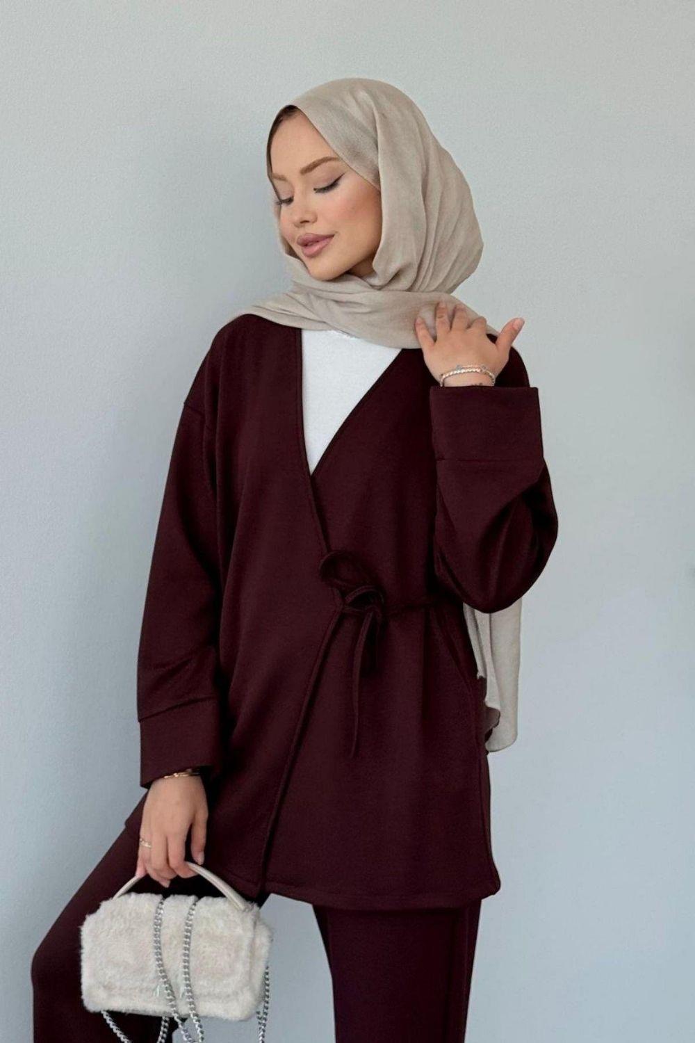 Küba Oysho Takım Kahverengi 6042 