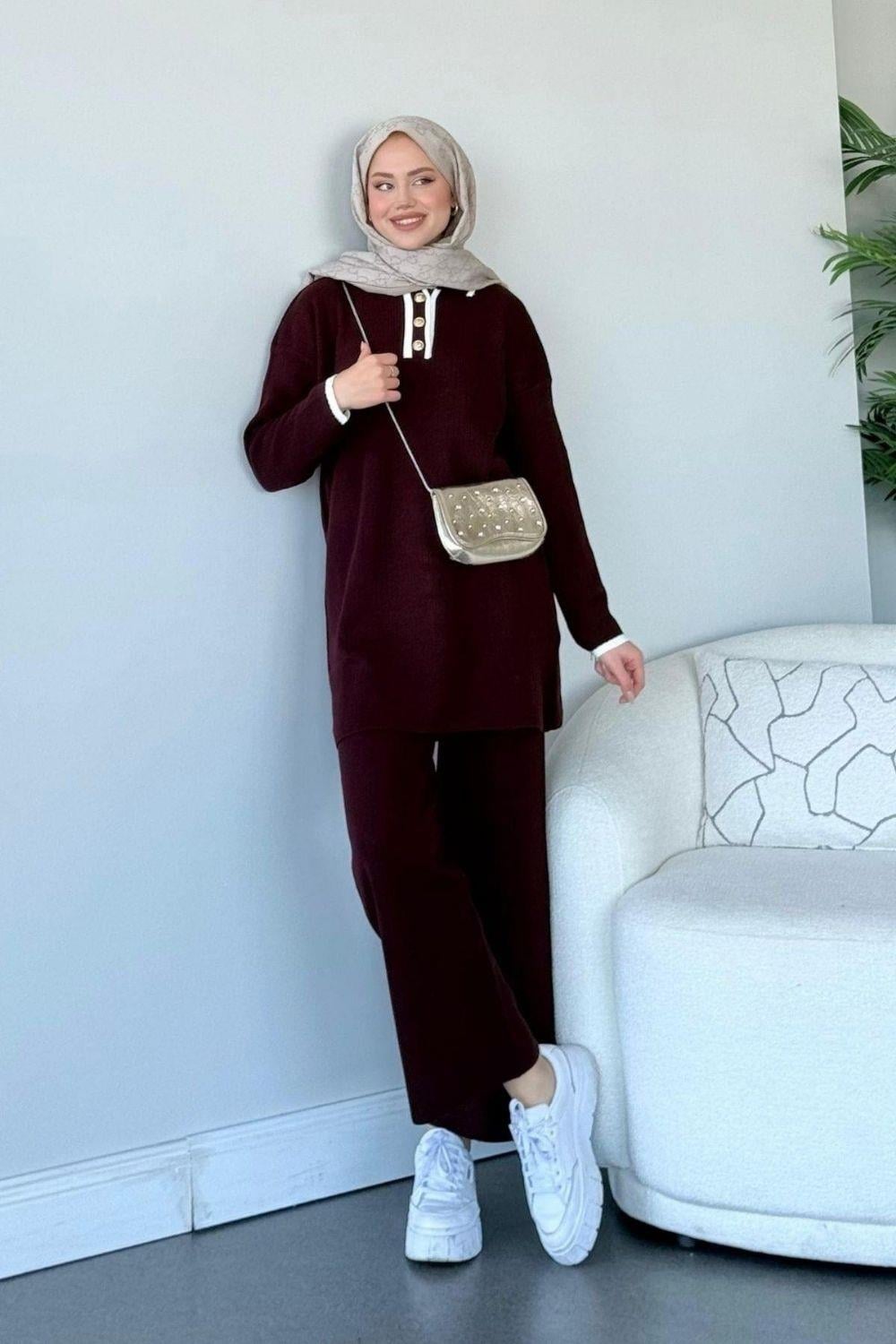 Sema Takım Bordo 6127 